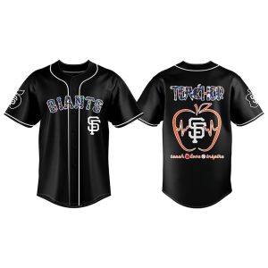 Giants TEACHER NIGHT Baseball Jersey 20251