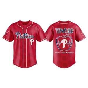 Phillies TEACHER APPRECIATION Baseball Jersey 2025