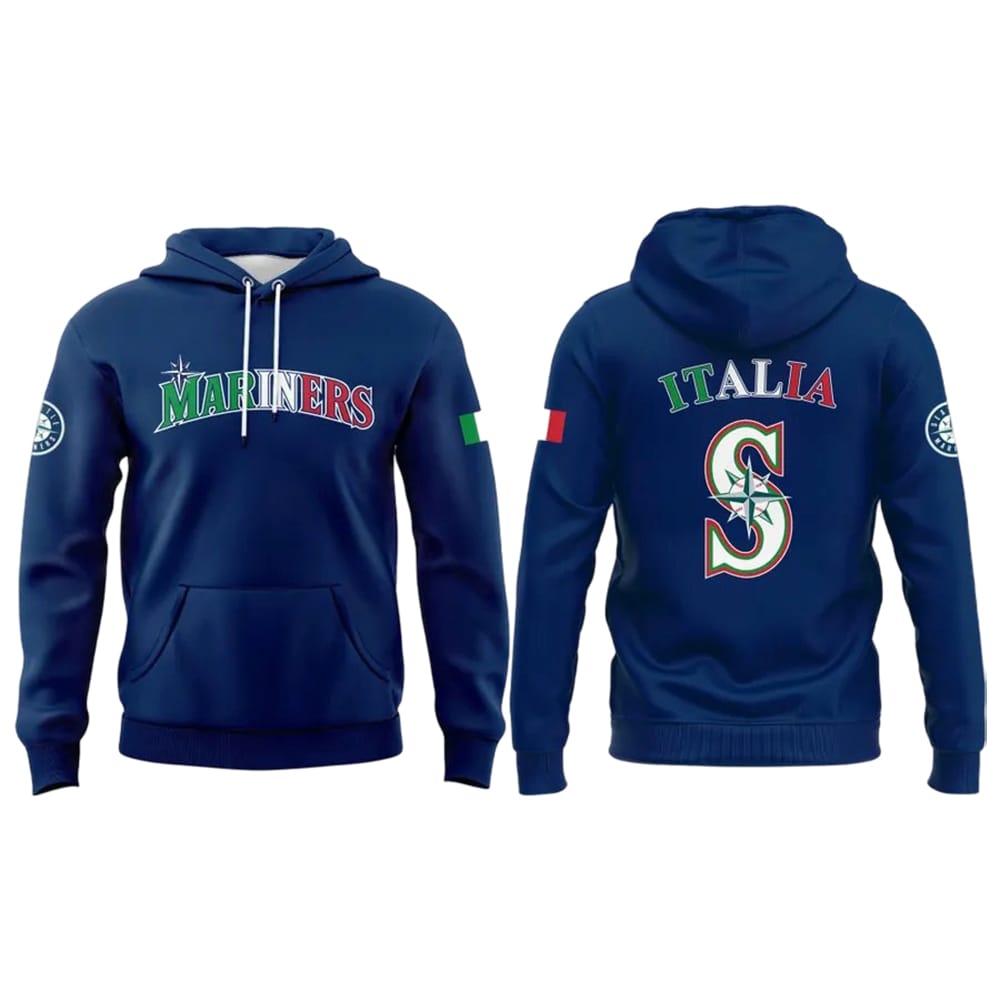 Mariners Italian Heritage Celebration Hoodie 2025 Mariners Italian Heritage Celebration Hoodie 2025