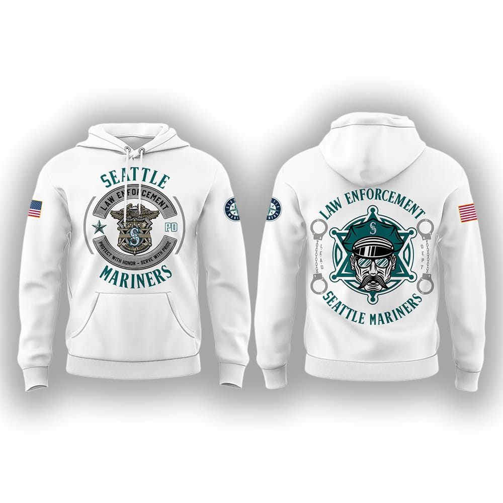 Mariners National Law Enforcement Appreciation Day 2025 Hoodie Mariners National Law Enforcement Appreciation Day 2025 Hoodie