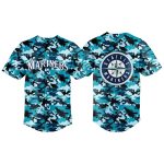Mariners Salute to Armed Forces Night Camo Jersey 2025