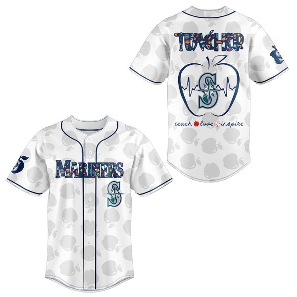 Mariners TEACHER NIGHT Baseball Jersey 2025