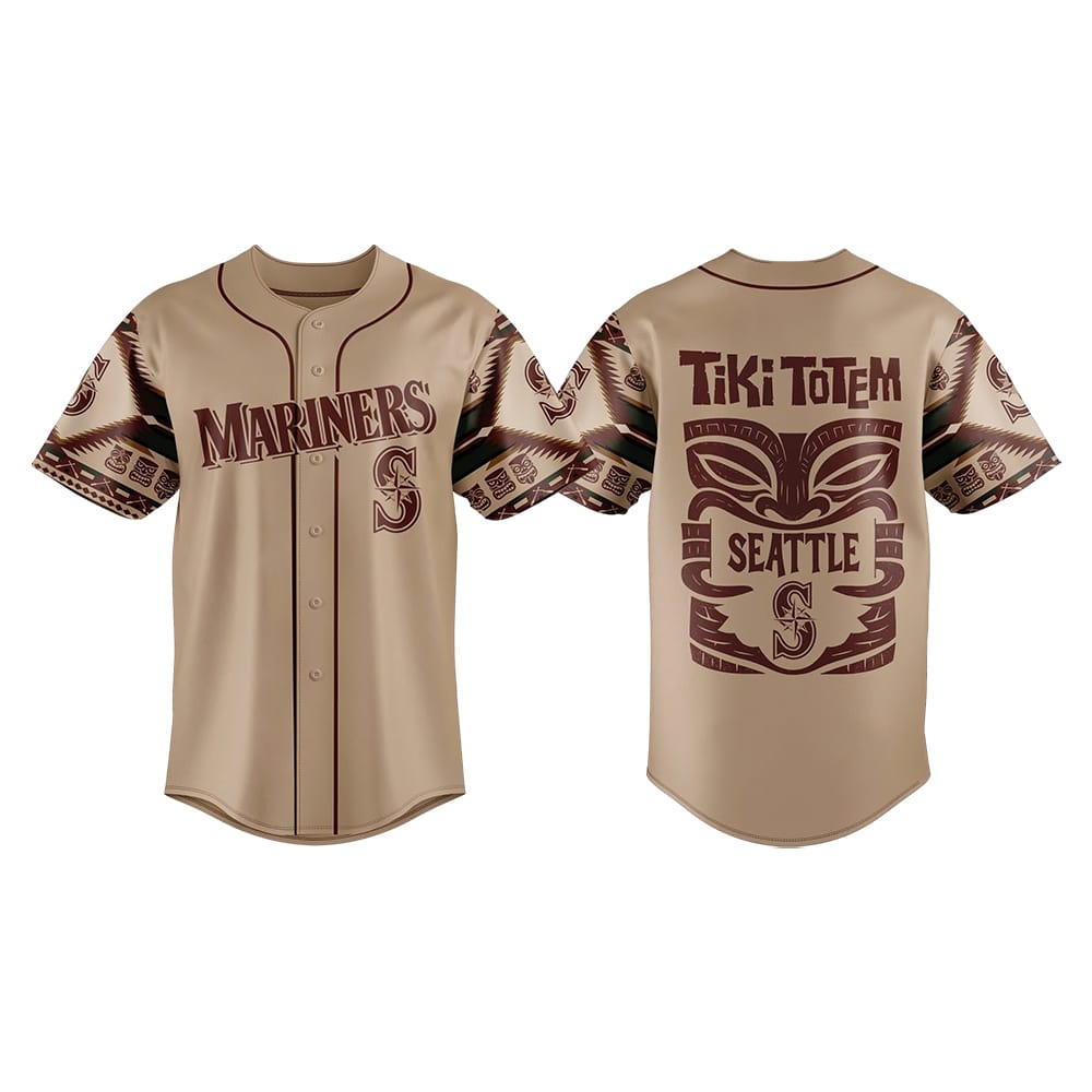 Mariners x Native American Tiki Totem 2025 Jersey Mariners x Native American Tiki Totem 2025 Jersey