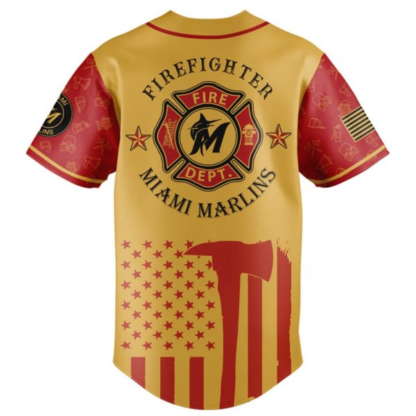 Marlins Firefighter Appreciation Night Jersey 2025