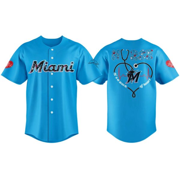Marlins NURSES NIGHT 2025 Jersey
