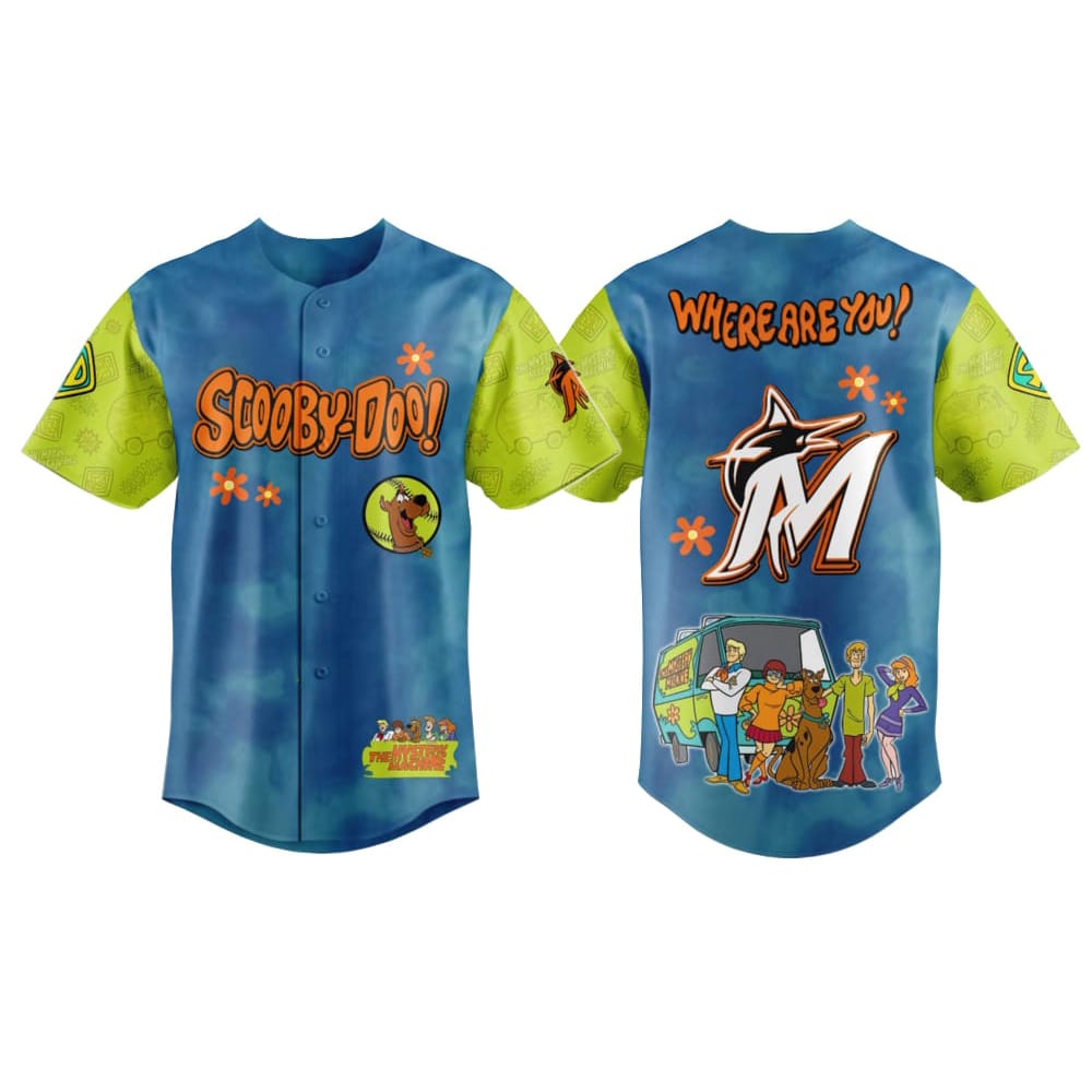 Marlins Scooby Doo Where Are You Jersey 2025 Marlins Scooby-Doo Where Are You Jersey 2025