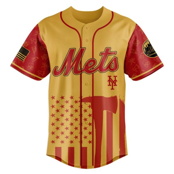 Mets Firefighter Appreciation Night Jersey 2025