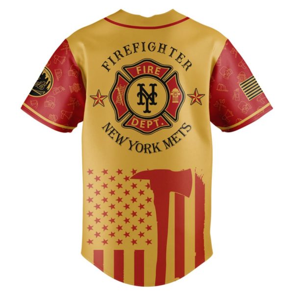 Mets Firefighter Appreciation Night Jersey 2025