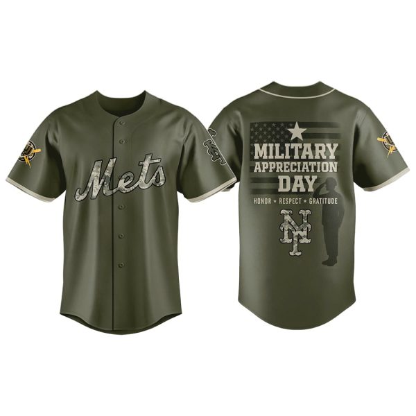 Mets Military Appreciation Day Jersey 2025