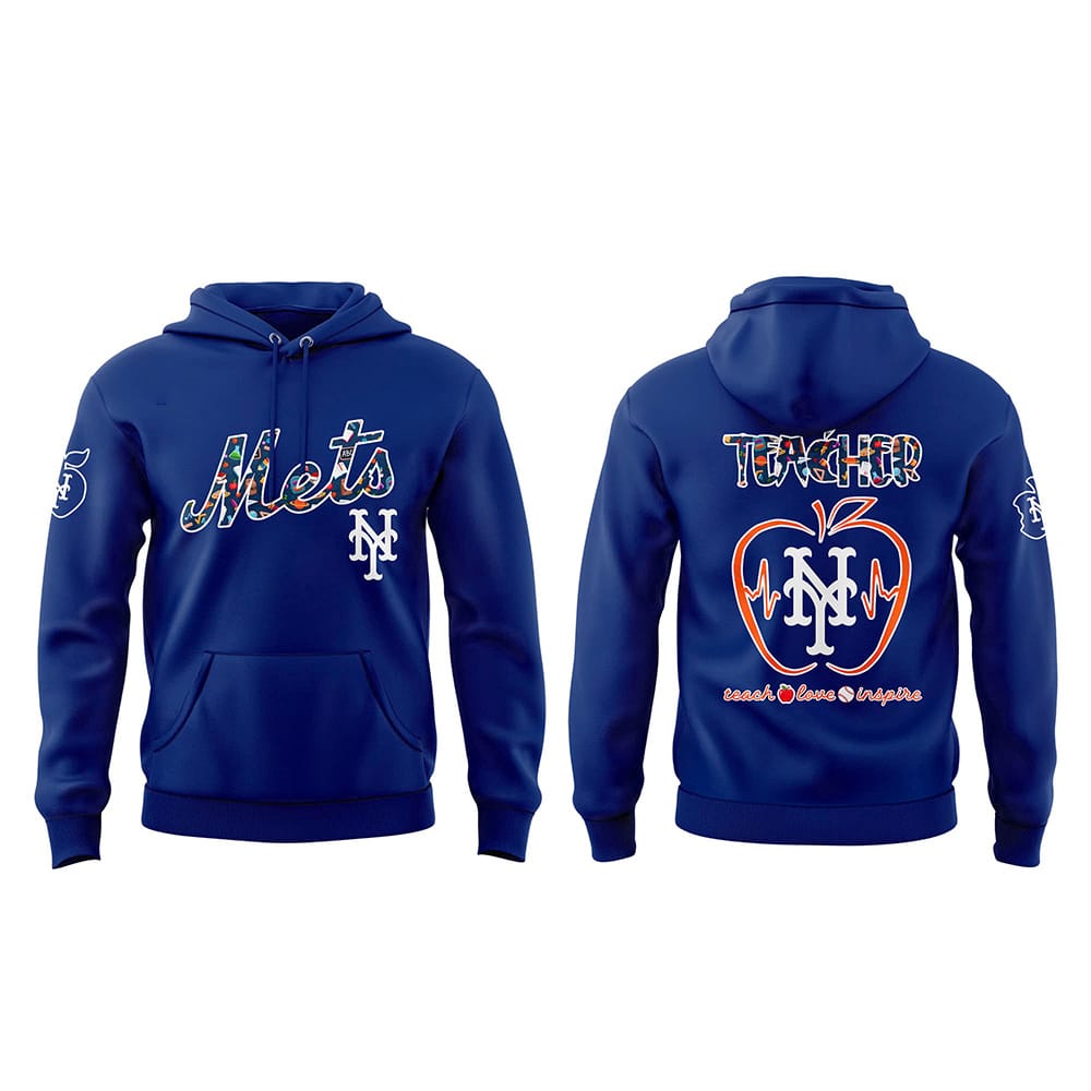 Mets TEACHER NIGHT Hoodie 2025 Mets TEACHER NIGHT Hoodie 2025
