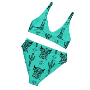 Cowgirl Style Western Two Piece Bikini Set3
