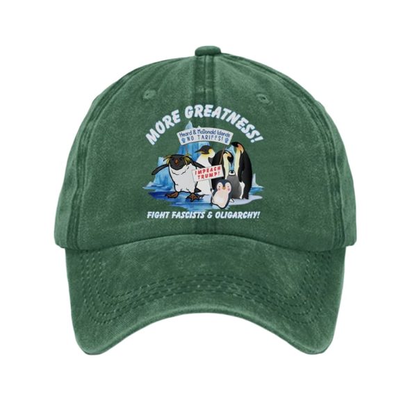 More Greatness Heard McDonald Islands No Tariffs Fight Fascists Oligarchy Hat