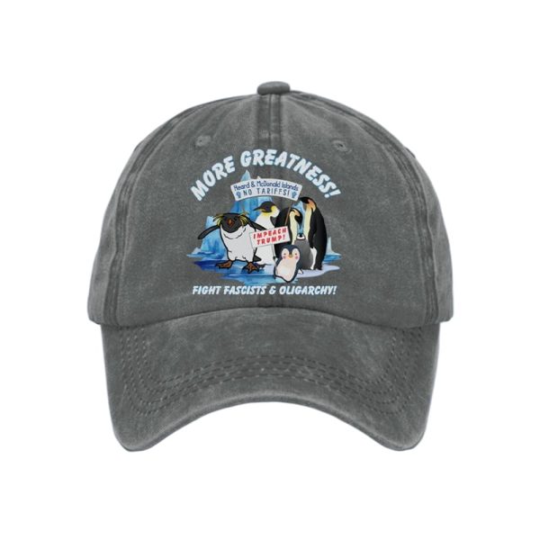 More Greatness Heard McDonald Islands No Tariffs Fight Fascists Oligarchy Hat