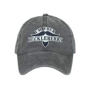 Retro Im Your Huckleberry Print Baseball Cap1