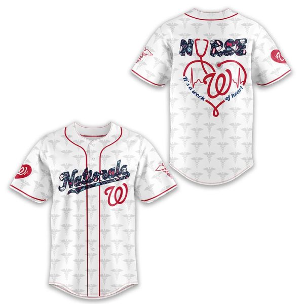 Nationals NURSES Baseball Jersey 2025