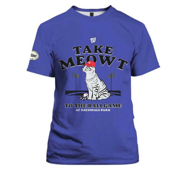 Nationals Take Meowt To The Ballgame At Nationals Park Shirt Giveaway 2025