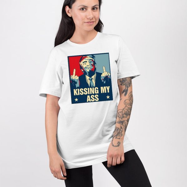 Negotiate Tariffs Kissing My Ass Trump Shirt