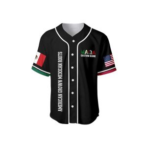 Personalized American Grown With Mexican Roots Jersey Shirt1