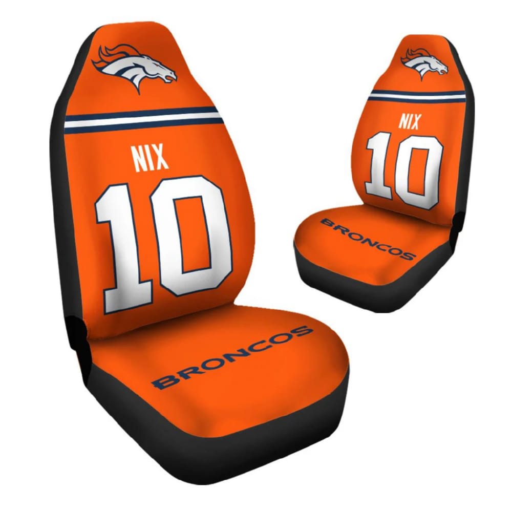 Nix 10 Denver Football Car Seat Cover Nix 10 Denver Football Car Seat Cover