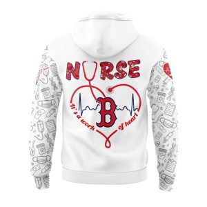 Red Sox Nurses Appreciation Heartbeat EMS 2025 Hoodie2