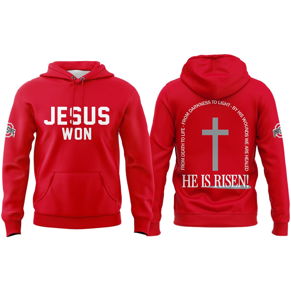 Ohio State JESUS WON Hoodie 2025 Ohio State JESUS WON Hoodie 2025