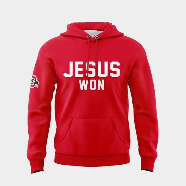 Ohio State JESUS WON Hoodie 2025