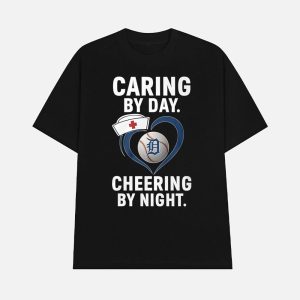 Tigers Caring By Day Cheering By Night Shirt 1