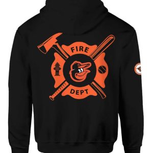 Orioles Firefighter Appreciation Hoodie 2025 3
