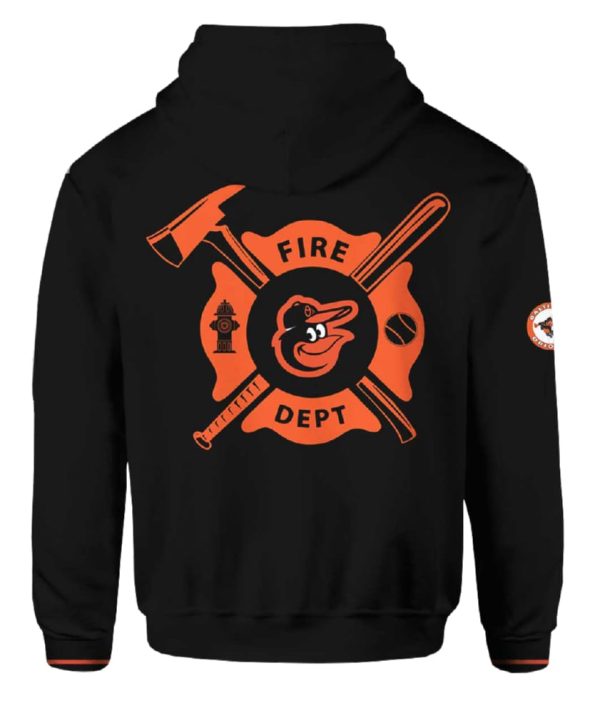 Orioles Firefighter Appreciation Hoodie 2025