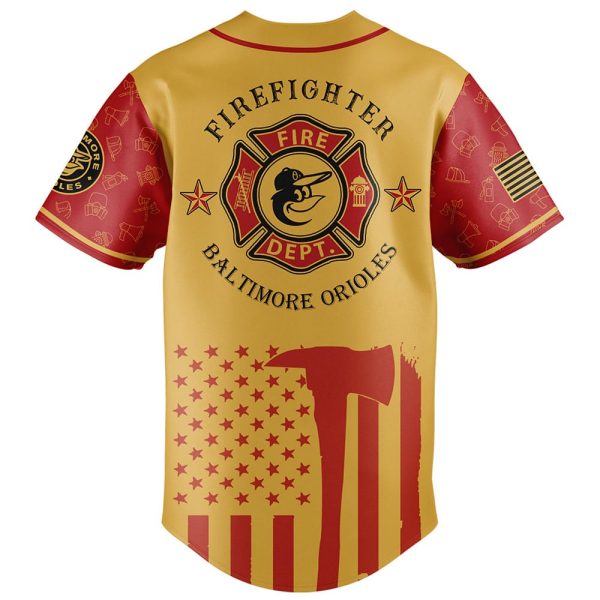 Orioles Firefighter Appreciation Night Jersey 2025