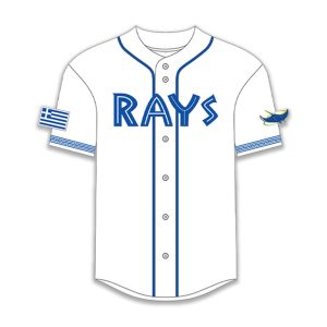 2025 Rays Greek Heritage Jersey Giveaway1