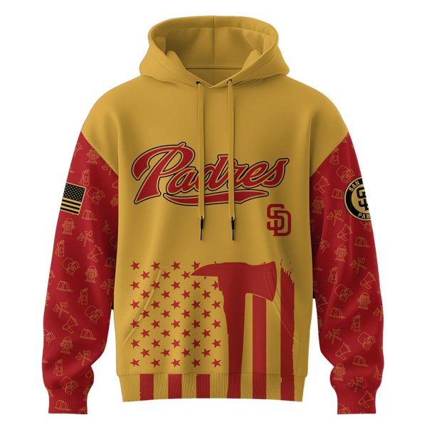 Padres Firefighter Appreciation Night 2025 Hoodie