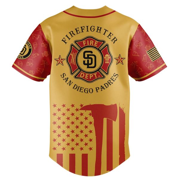 Padres Firefighter Appreciation Night Jersey 2025