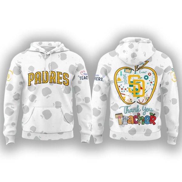 Padres Happy Teacher Day Hoodie Combo 2025