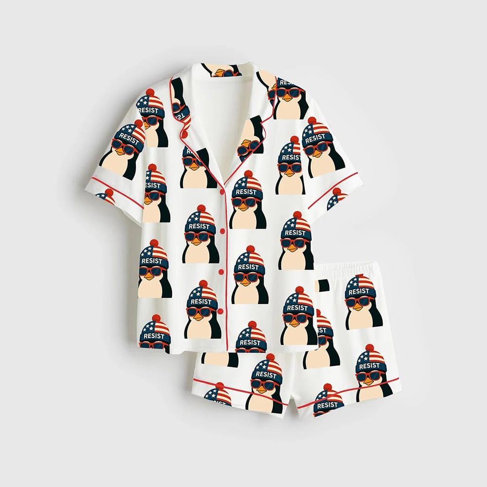 Penguin Resist Hands Off Pajama Set Penguin Resist Hands Off Pajama Set
