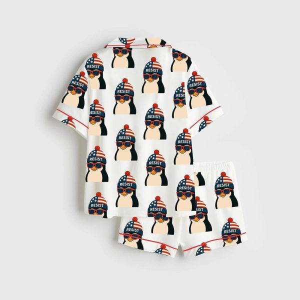 Penguin Resist Hands Off Pajama Set