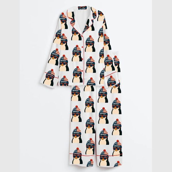 Penguin Resist Hands Off Pajama Set