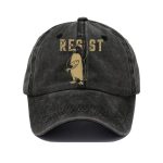 Penguin Resist Tariffs Print Baseball Cap