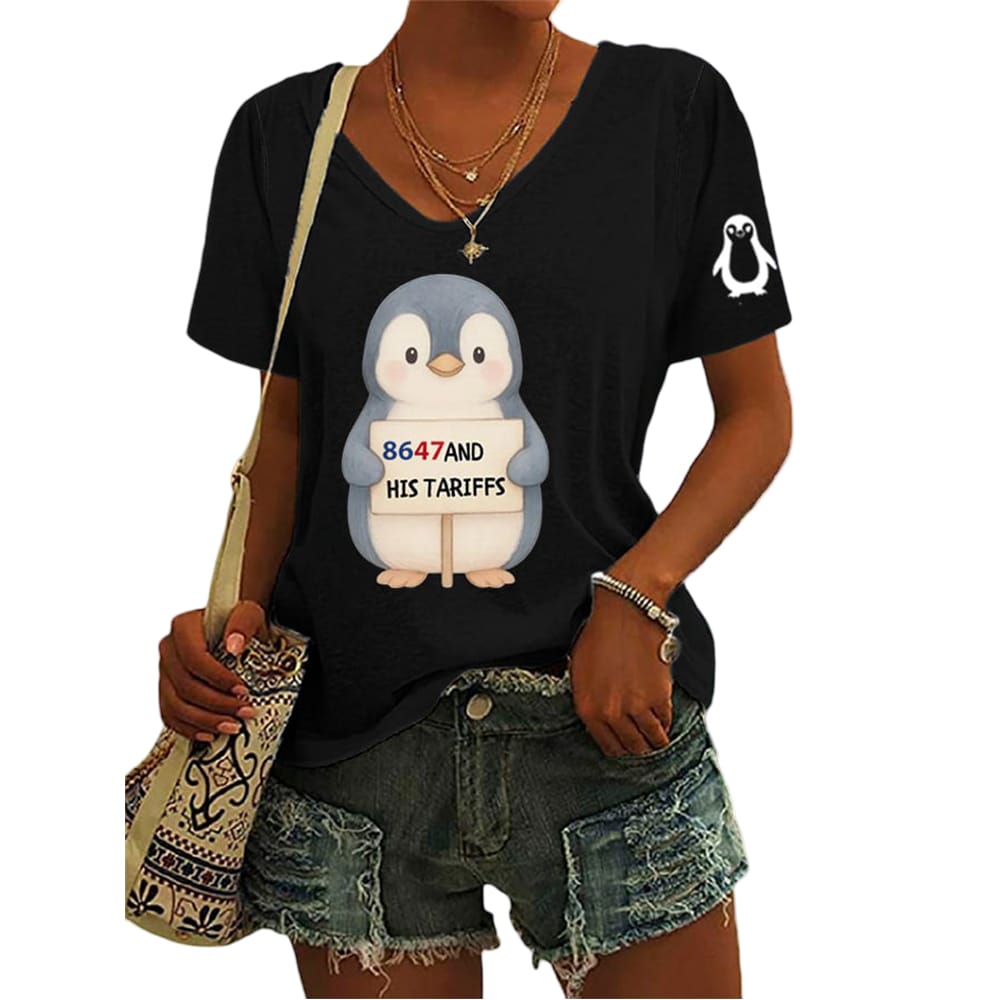 Penguins 8647 And His Tariffs Shirt Penguins 8647 And His Tariffs Shirt