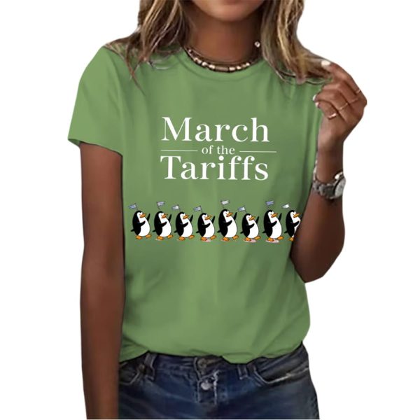 Penguins March Of The Tariffs Shirt