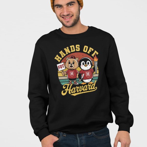 Penguins Smokey Bear Hands Off Harvard Shirt