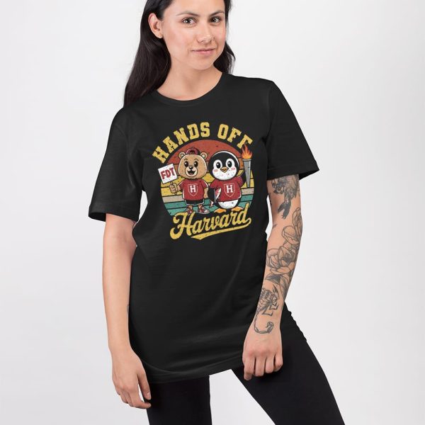 Penguins Smokey Bear Hands Off Harvard Shirt