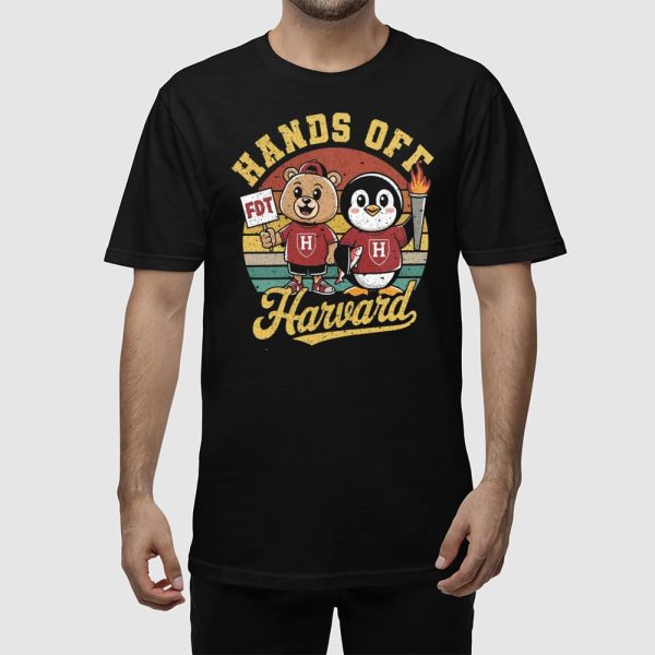 Penguins Smokey Bear Hands Off Harvard Shirt