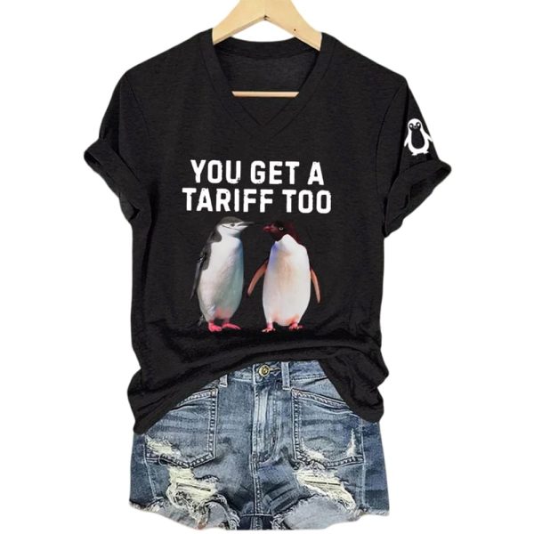 Penguins You Get A Tariff Too Shirt
