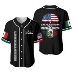 Personalized American Grown With Mexican Roots Jersey Shirt