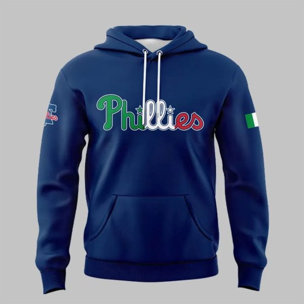 Phillies Italian Heritage Celebration Hoodie 2025