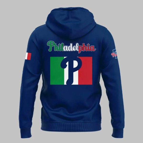Phillies Italian Heritage Celebration Hoodie 2025