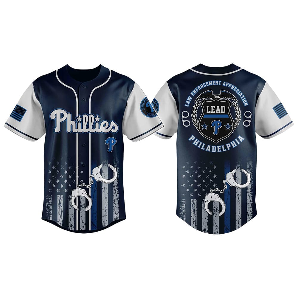 Phillies Law Enforcement Appreciation Day Jersey 2025 Phillies Law Enforcement Appreciation Day Jersey 2025