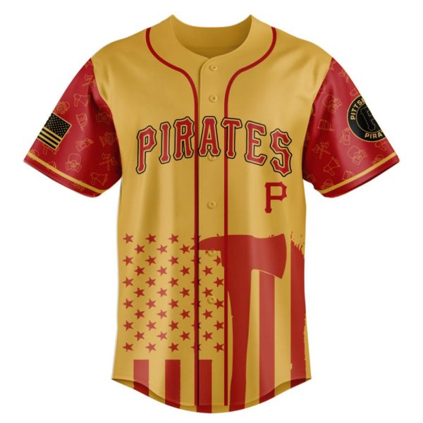 Pirates Firefighter Appreciation Night Jersey 2025