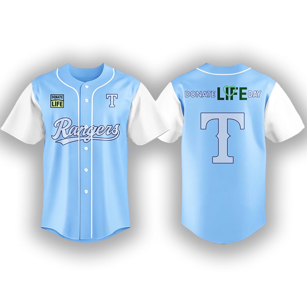 Rangers Donate Life Month Jersey 2025 Rangers Donate Life Month Jersey 2025